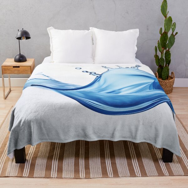 Item preview, Blue Water Elegance on White designed and sold by anytka.