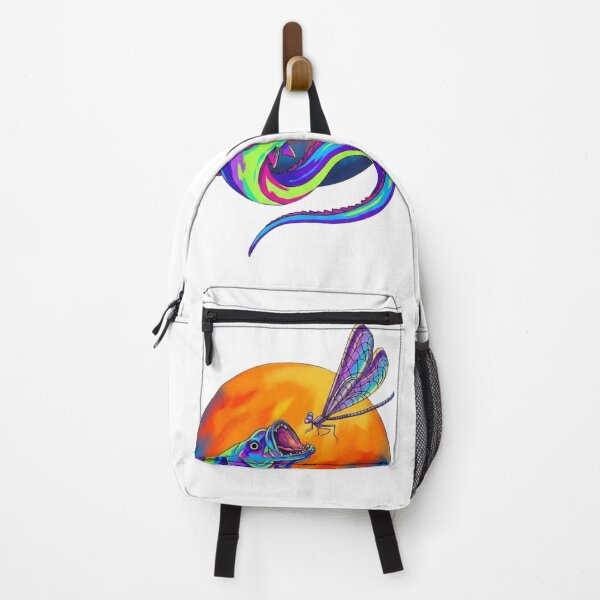 Item preview, Neon Eel Dragonfly Graffiti Art designed and sold by Color for Balance .