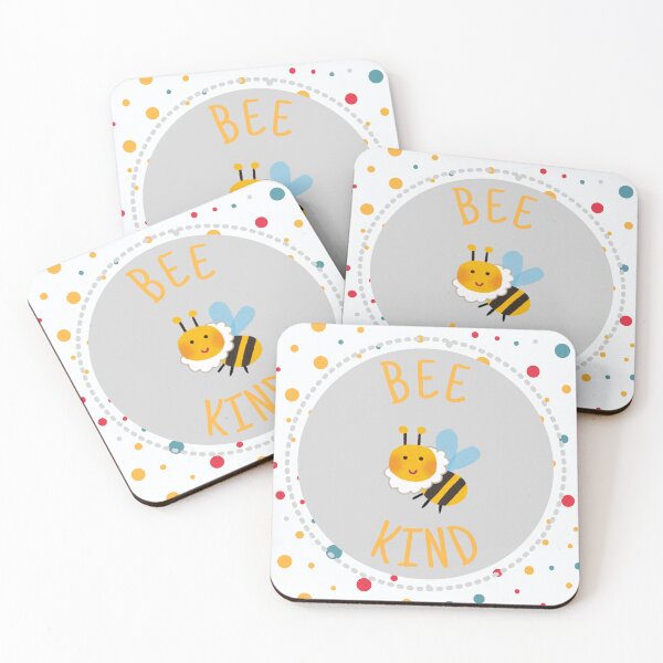 Item preview, Bee Kind Nursery Poster – Cute Bee Kids Wall Art | Positive Children Illustration designed and sold by kopcollage.