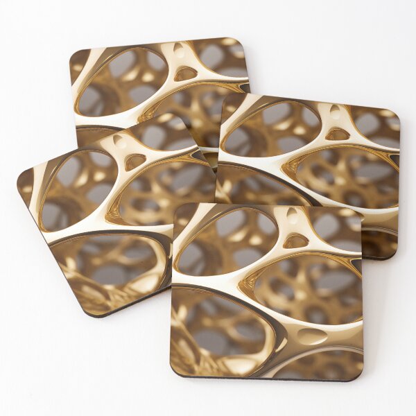 Item preview, Abstract Gilded Mesh designed and sold by anytka.