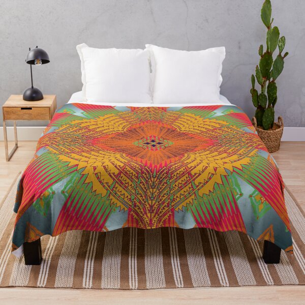 Item preview, Golden Thai Kaleidoscope Abstract Fractal Art designed and sold by OIL Pattern Design .