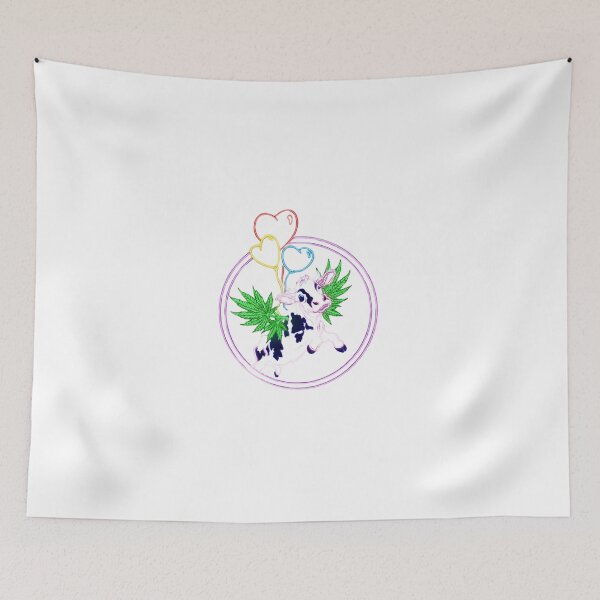 Item preview, Neon Cow Love Graffiti Art designed and sold by Color for Balance .
