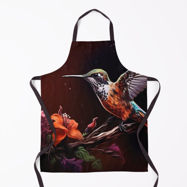 Item preview, Ethereal Hummingbird Amidst Blooms designed and sold by anytka.