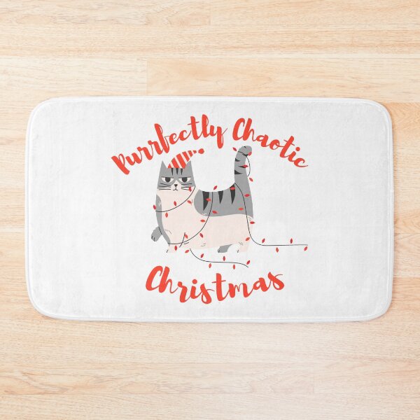 Item preview, Purrfectly Chaotic Christmas – Funny Cat Holiday Design Quote for Cat Lovers designed and sold by Artycom.