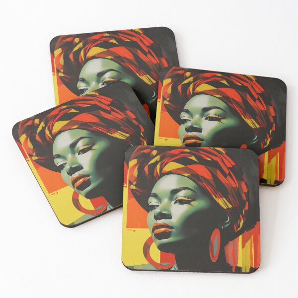 Item preview, Vibrant Essence: Abstract Portrait of a Woman designed and sold by anytka.