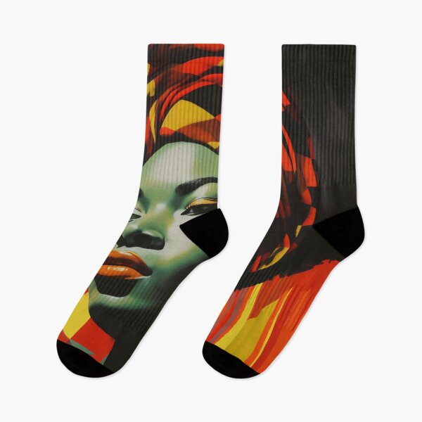 Item preview, Vibrant Essence: Abstract Portrait of a Woman designed and sold by anytka.