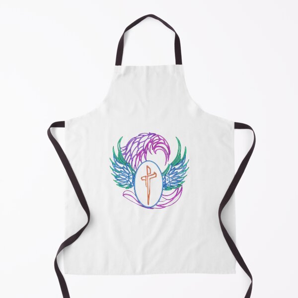 Item preview, Neon Cross Wings Graffiti Art designed and sold by Color for Balance .