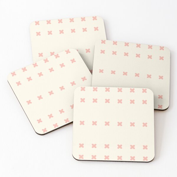 Item preview, Minimalistic pink floral repeating pattern  designed and sold by VitSArt.