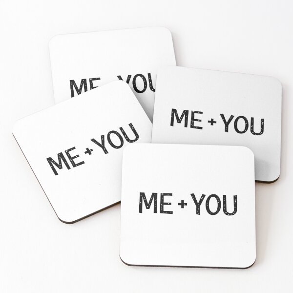 Item preview, Me + You, Love Typography  designed and sold by Memes N Lore .