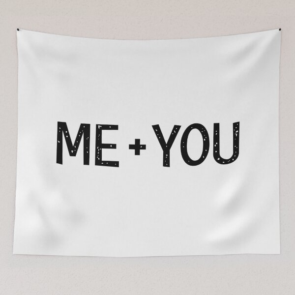 Item preview, Me + You, Love Typography  designed and sold by Memes N Lore .