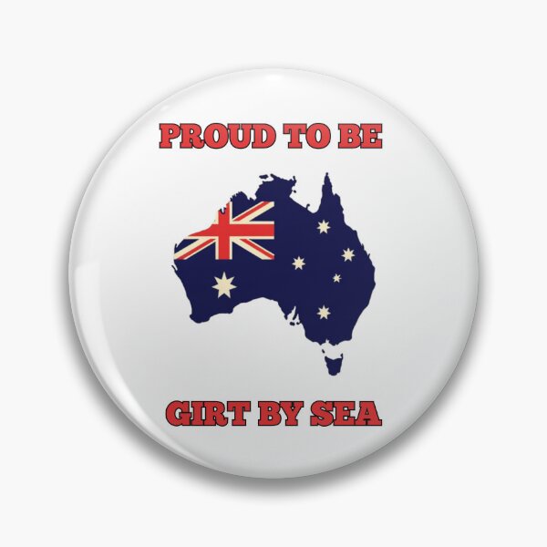 Item preview, Proud to be girt by sea - Australian Pride T Shirt designed and sold by Hintotees.