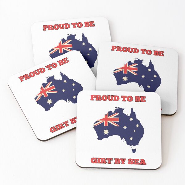 Item preview, Proud to be girt by sea - Australian Pride T Shirt designed and sold by Hintotees.