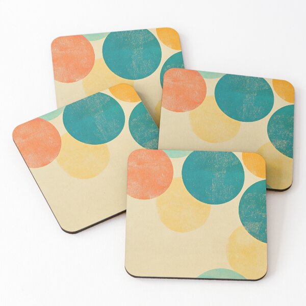 Item preview, Bright abstract circles on light designed and sold by anytka.