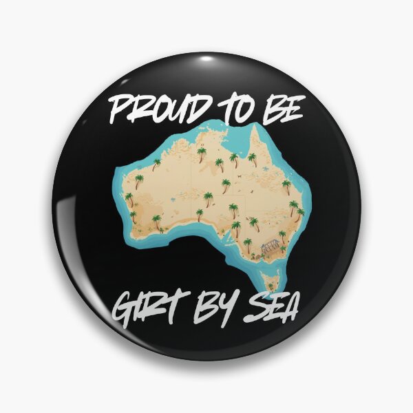 Item preview, Proud to be girt by sea - Australian Pride T Shirt designed and sold by Hintotees.