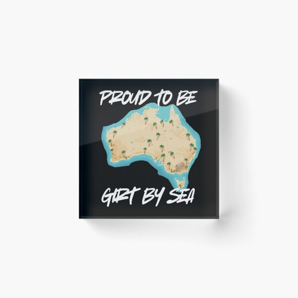 Item preview, Proud to be girt by sea - Australian Pride T Shirt designed and sold by Hintotees.
