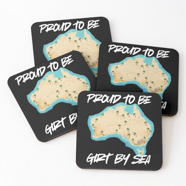 Item preview, Proud to be girt by sea - Australian Pride T Shirt designed and sold by Hintotees.