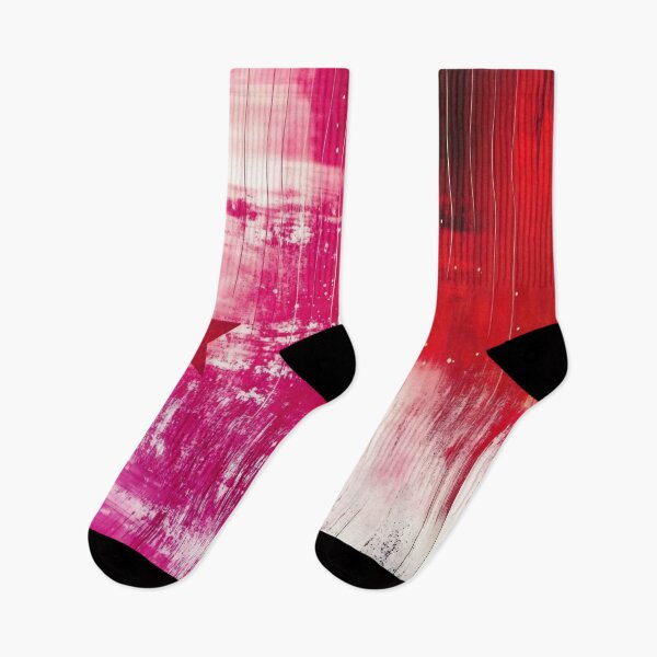 Item preview, A vibrant abstract art piece featuring hanging stars in shades of red and pink, creating a dynamic visual experience designed and sold by anytka.