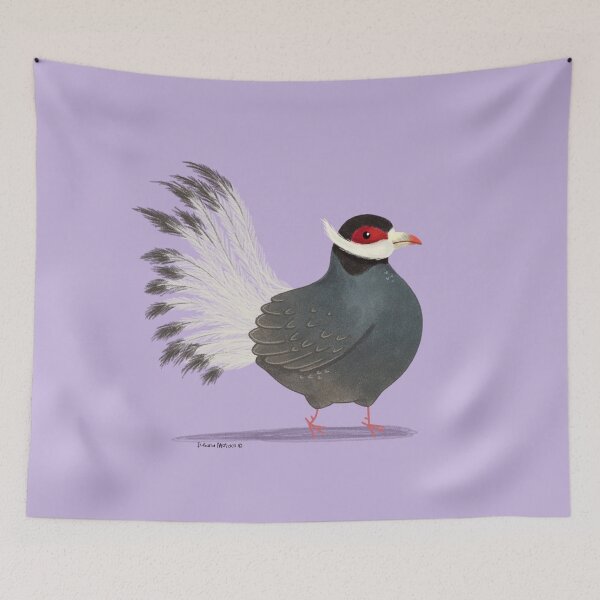 Item preview, White Eared Pheasant designed and sold by julianamotzko.