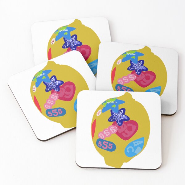 Item preview, lemon with stickers designed and sold by kextr.