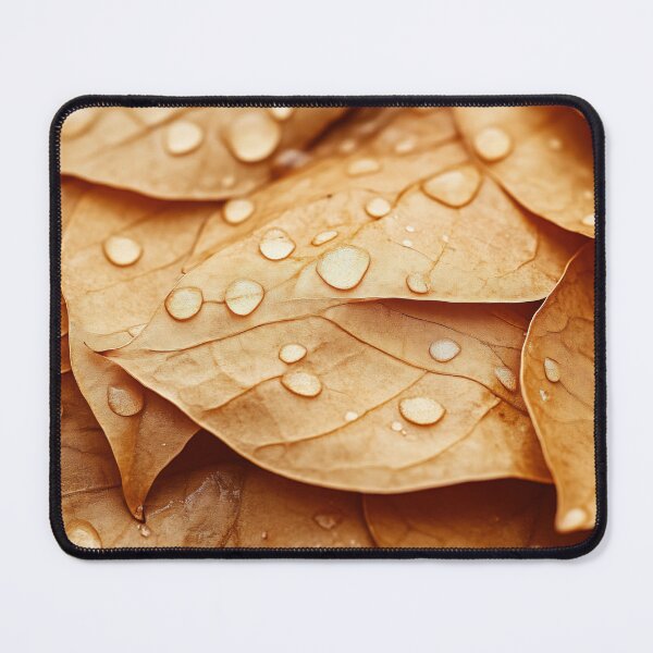 Item preview, Water droplets glistening on leaves designed and sold by anytka.