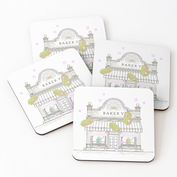 Item preview, Magical Bakery Illustration – Dreamy Cake Shop with Floating Desserts designed and sold by Sugar Wisdom .