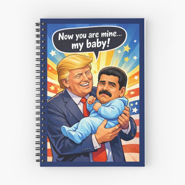 Item preview, Donald Trump ft Nicolas Maduro Political Meme designed and sold by FutureTraveller.