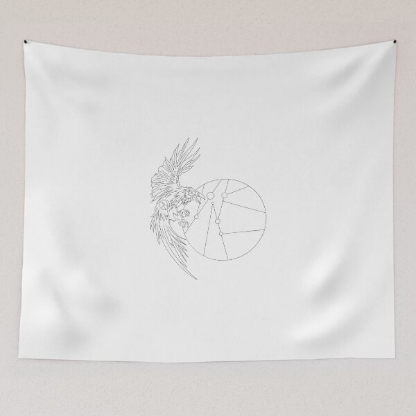 Item preview, Raven Constellation Sacred Line Art designed and sold by Color for Balance .