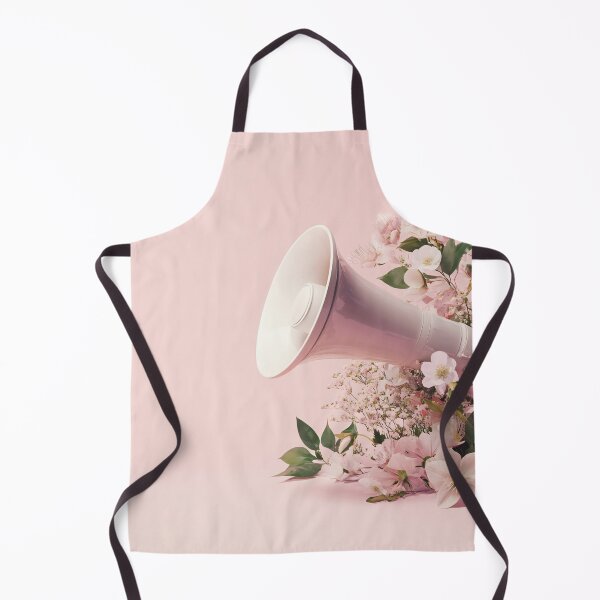 Item preview, White speaker in pink blooms designed and sold by anytka.