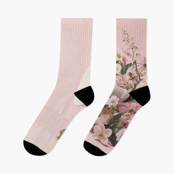 Item preview, White speaker in pink blooms designed and sold by anytka.