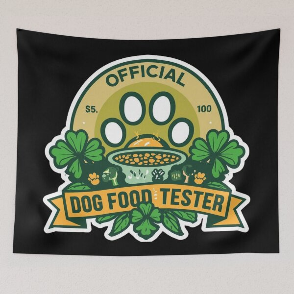 Item preview, Dog food tester St-Patricks day  designed and sold by YourTrendyTees.