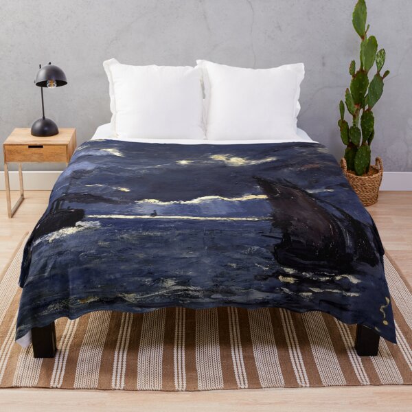 Item preview, A Seascape Shipping By Moonlight by Claude Monet: Moody Maritime Poster designed and sold by artofuniverse.