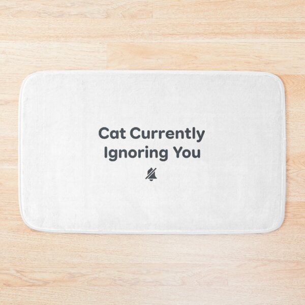 Item preview, Cat Currently Ignoring You – Funny Cat Shirt designed and sold by Mafmoh.