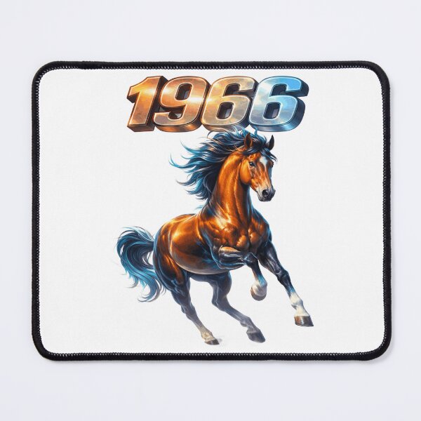 Item preview, 1966YearoftheHorseEasternZodiacFreedomStrengthDesign designed and sold by AlexLineArt.
