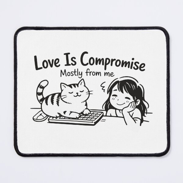 Item preview, Love Is Compromise designed and sold by SnappyPNG.