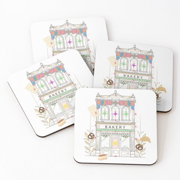 Item preview, Magical Bakery Illustration – Dreamy Cake Shop with Floating Desserts designed and sold by Sugar Wisdom .