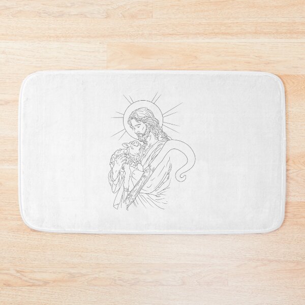 Item preview, Good Shepherd Sacred Line Art designed and sold by Color for Balance .