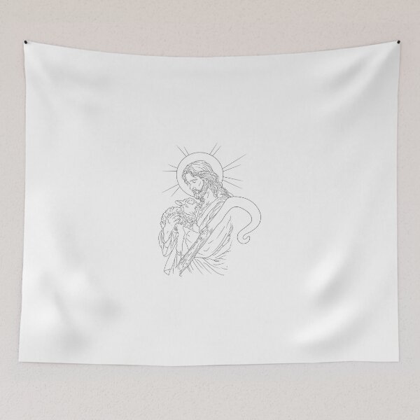Item preview, Good Shepherd Sacred Line Art designed and sold by Color for Balance .