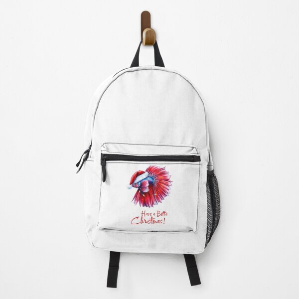 Item preview, Have a Betta Christmas! Funny Santa Betta Fish Pun Quote for Fish Lovers designed and sold by Artycom.