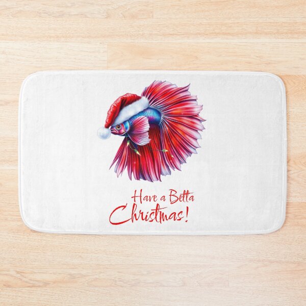 Item preview, Have a Betta Christmas! Funny Santa Betta Fish Pun Quote for Fish Lovers  designed and sold by Artycom.