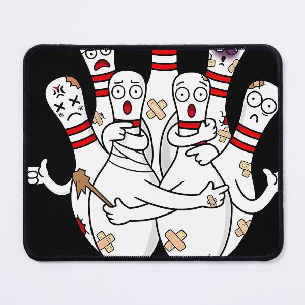 Item preview, Battered Bowling Pins Crew designed and sold by Nocturnal-Vines.