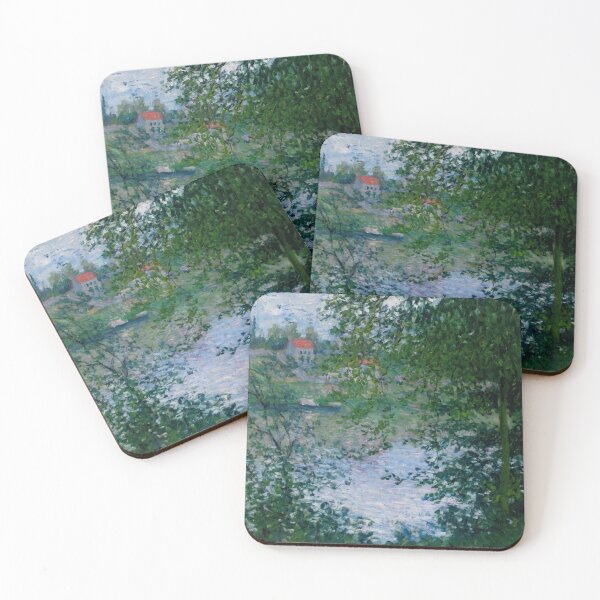 Item preview, A Travers Les Arbres Ile De La Grande Jatte 2 by Claude Monet: Impressionist River View designed and sold by artofuniverse.