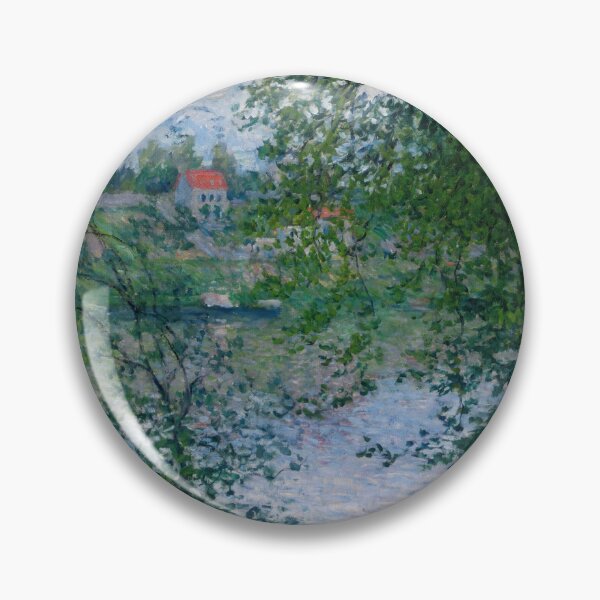 Item preview, A Travers Les Arbres Ile De La Grande Jatte 2 by Claude Monet: Impressionist River View designed and sold by artofuniverse.