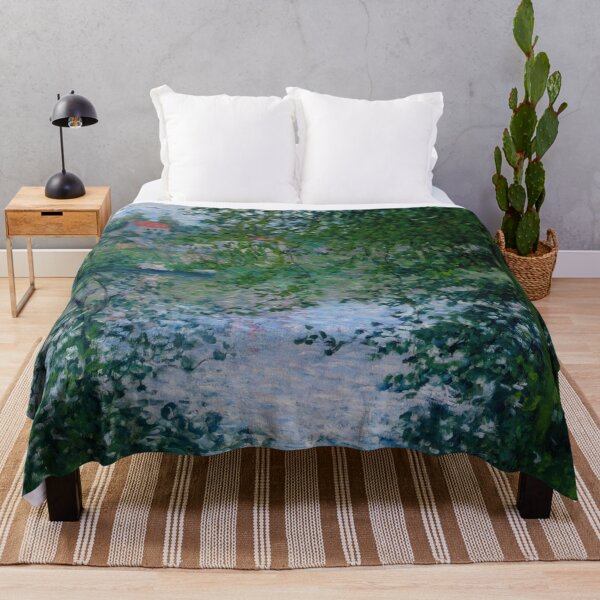 Item preview, A Travers Les Arbres Ile De La Grande Jatte 2 by Claude Monet: Impressionist River View designed and sold by artofuniverse.