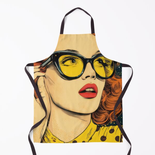Item preview, Red-haired woman in bright glasses designed and sold by anytka.