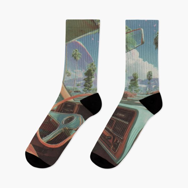 Item preview, Vibrant car interior, palm trees designed and sold by anytka.