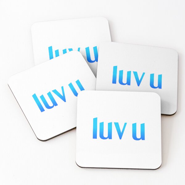 Item preview, Luv U, Blue Simple Classy  designed and sold by Memes N Lore .
