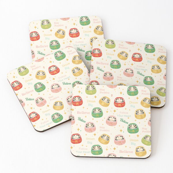 Item preview, Daruma Pattern Motivational Lucky Dolls designed and sold by daila70.