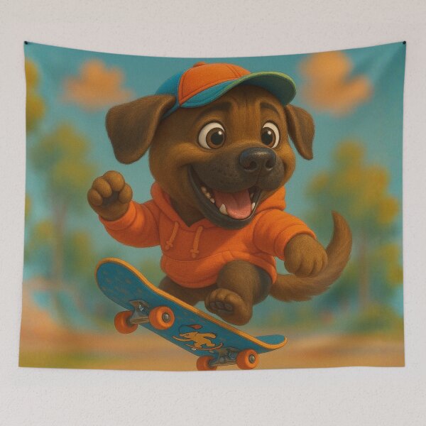 Item preview, Skater Mastador designed and sold by Sillytoe.