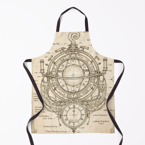 Item preview, Steampunk Aetheric Focusing Orb Schematic designed and sold by The Visual Syllabus.
