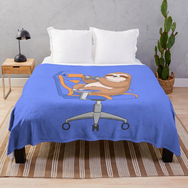Item preview, Chill Sloth Gamer – Cute Cozy Sloth Sitting in Gaming Chair designed and sold by GriferrStore.